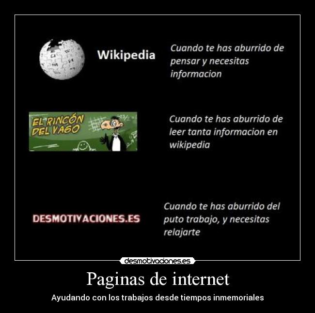 Paginas de internet -