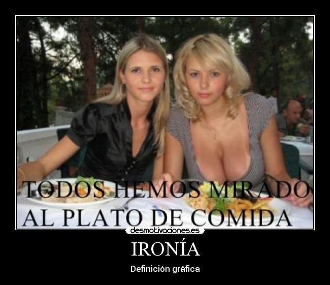 IRONÍA - Definición gráfica