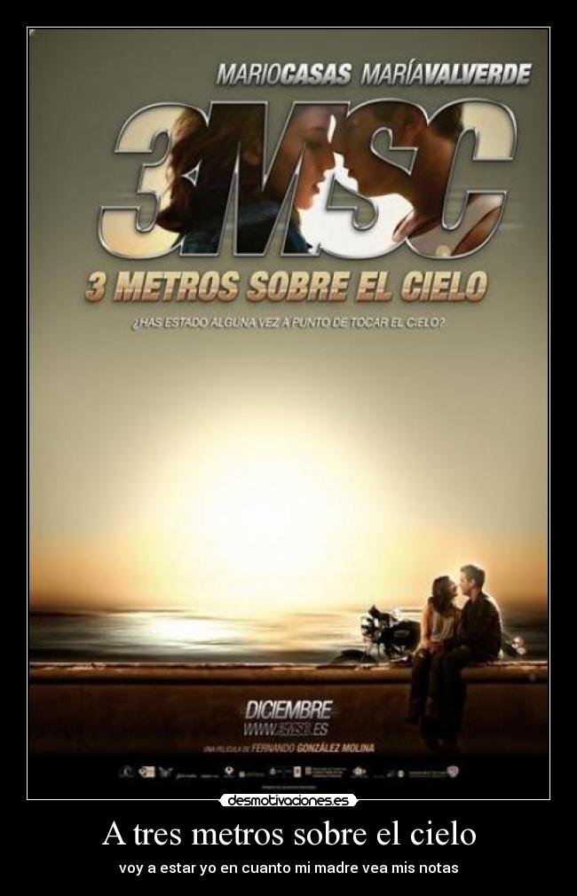 A tres metros sobre el cielo -