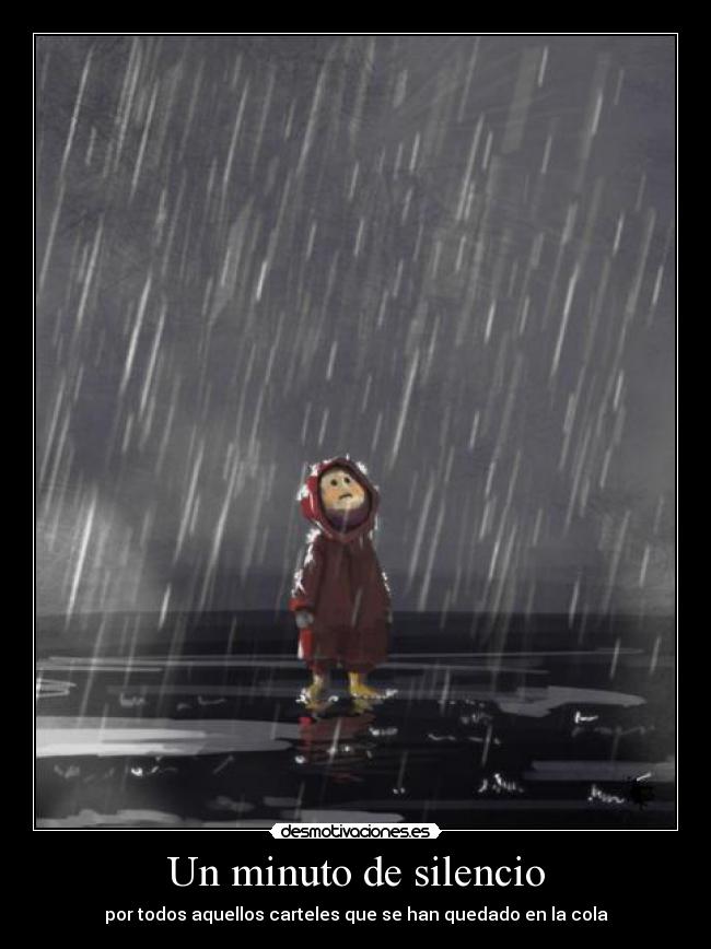 Un minuto de silencio -