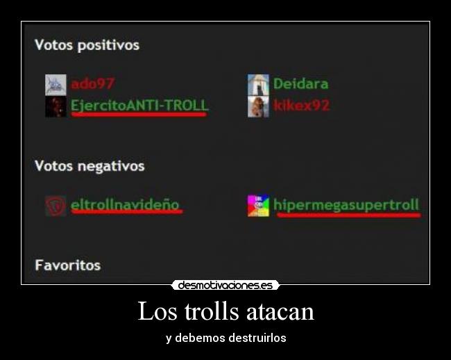 carteles destruir trolls desmotivaciones chuck norris desmotivaciones