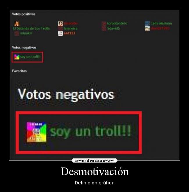 Desmotivación - Definición gráfica