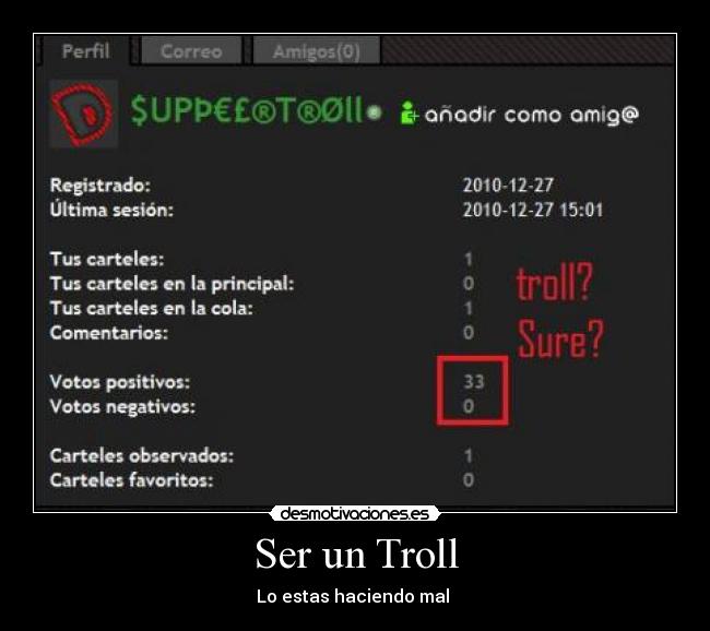 Ser un Troll - 