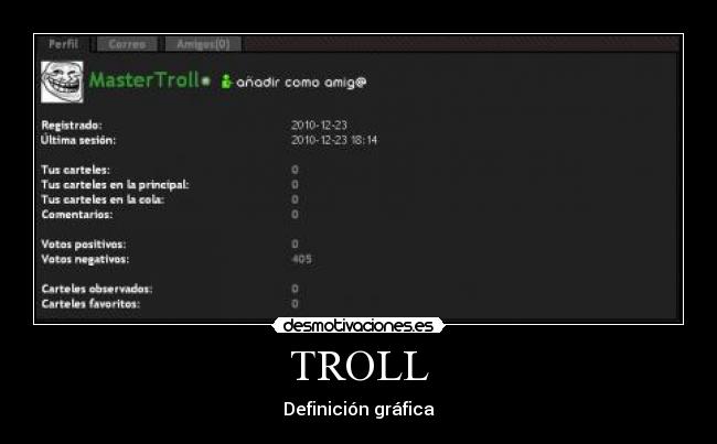 TROLL - Definición gráfica