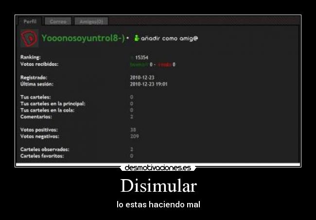 Disimular -