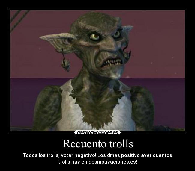 Recuento trolls -