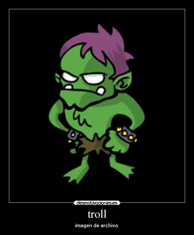 troll - imagen de archivo