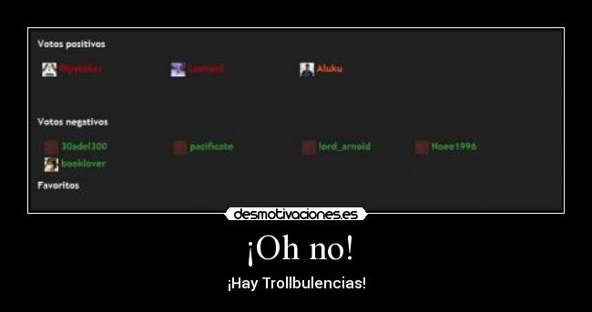 ¡Oh no! - 