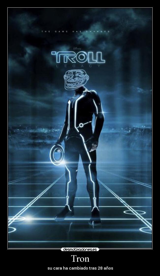 Tron - su cara ha cambiado tras 28 años