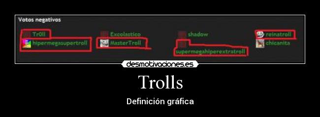 Trolls - Definición gráfica