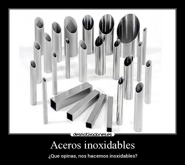 Aceros inoxidables -