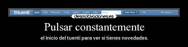 Pulsar constantemente -