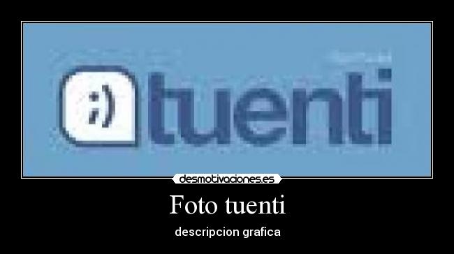 Foto tuenti - descripcion grafica