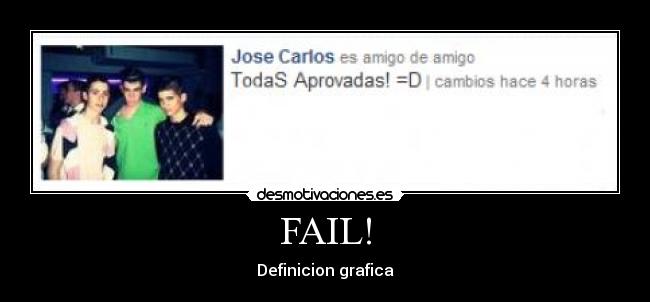 FAIL! - Definicion grafica