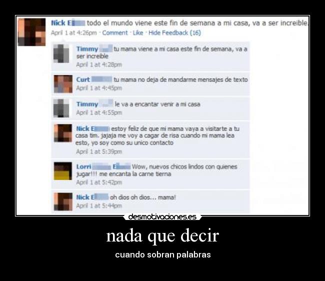 nada que decir - cuando sobran palabras