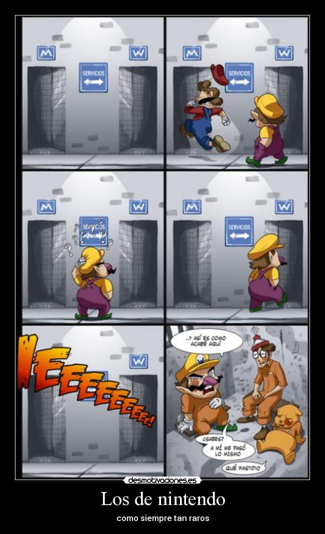Los de nintendo - como siempre tan raros