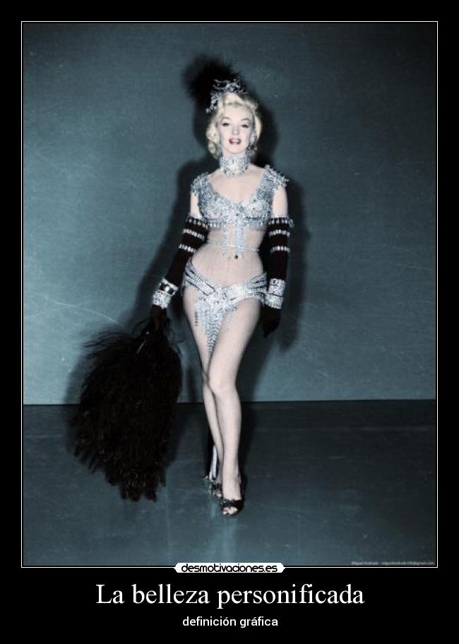 La belleza personificada - definición gráfica