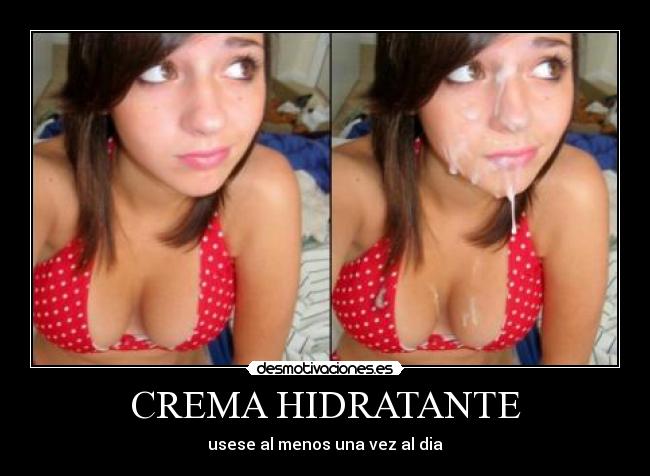 CREMA HIDRATANTE - usese al menos una vez al dia