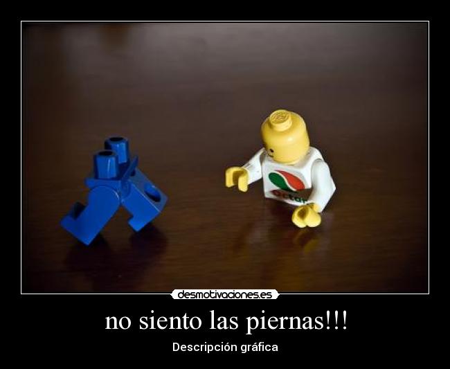 no siento las piernas!!! - Descripción gráfica