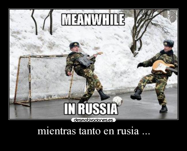 mientras tanto en rusia ... -