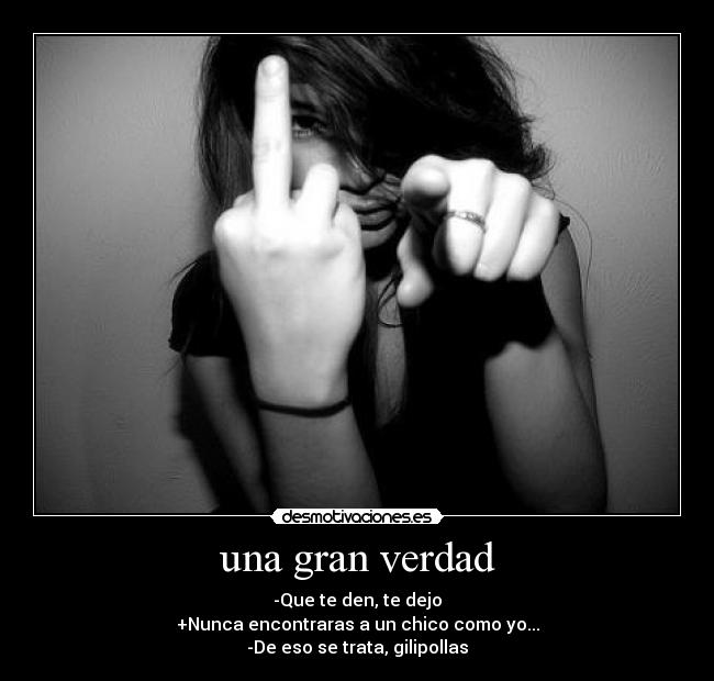 una gran verdad - 