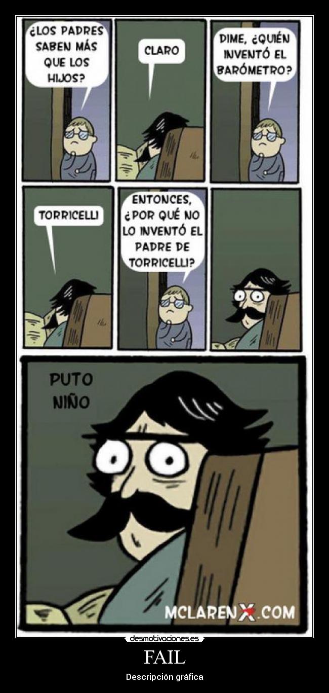 carteles fail fail stare dad torricelli padres mas hijos saben desmotivaciones