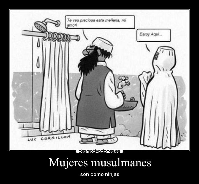 Mujeres musulmanes - son como ninjas