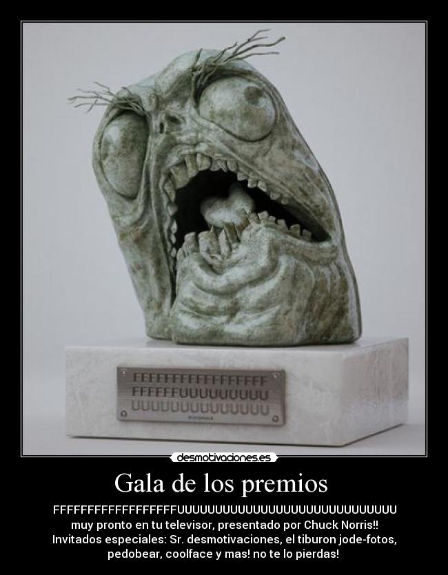 carteles premios ffffffuuuuuuuuu desmotivaciones