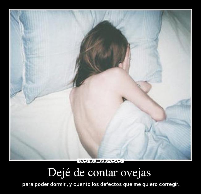 Dejé de contar ovejas  - 