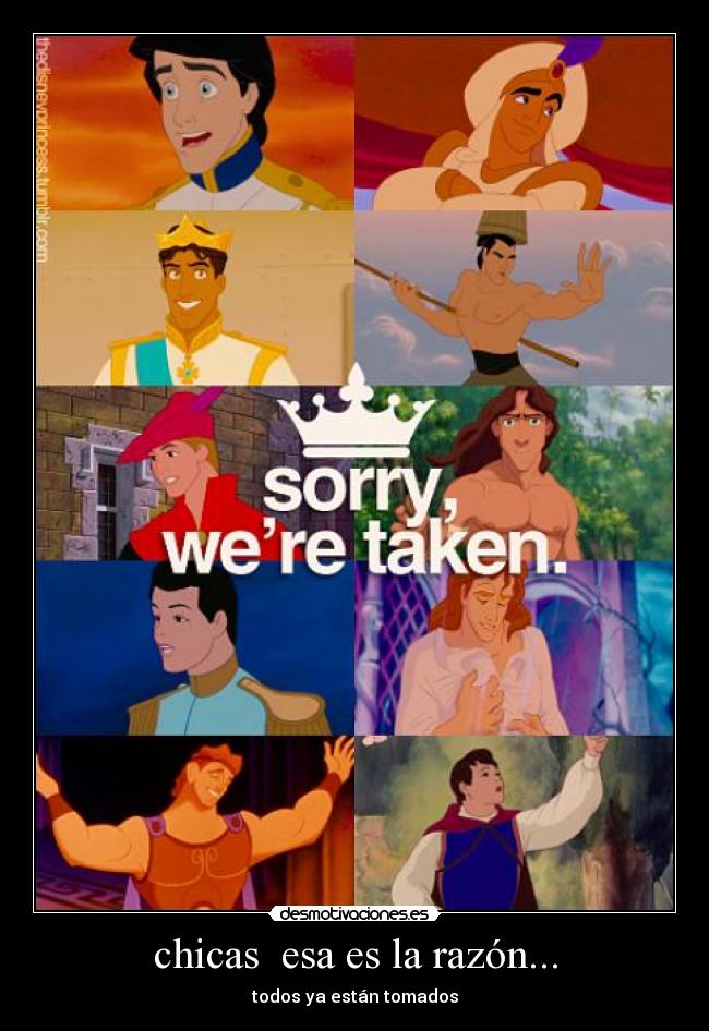 chicas esa es la razón... - todos ya están tomados