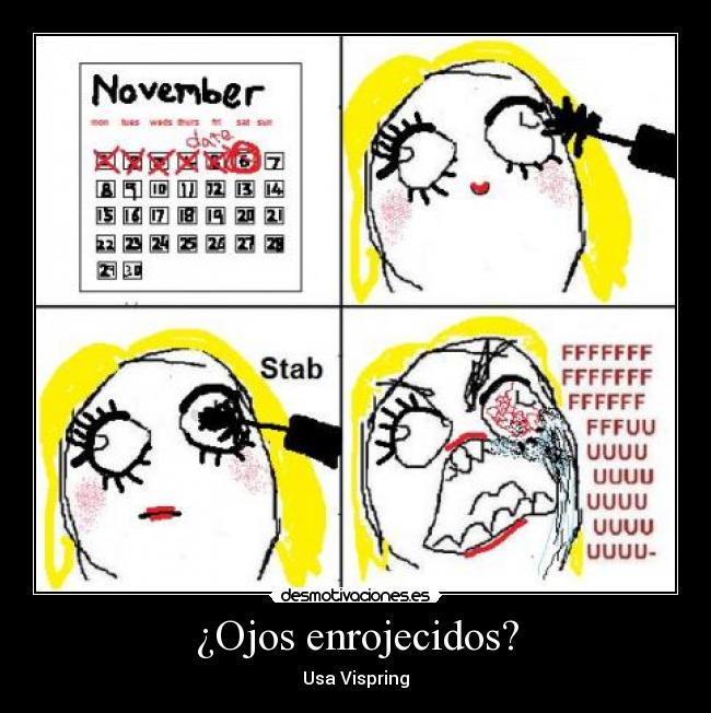 ¿Ojos enrojecidos? - Usa Vispring