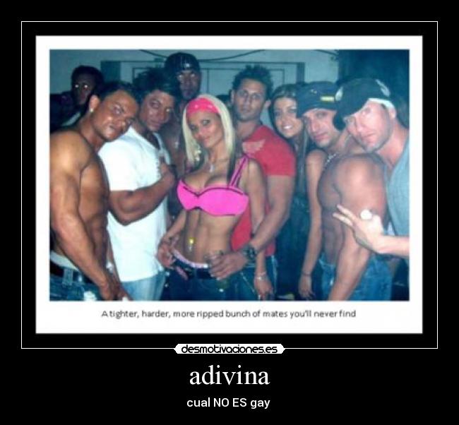 adivina - cual NO ES gay