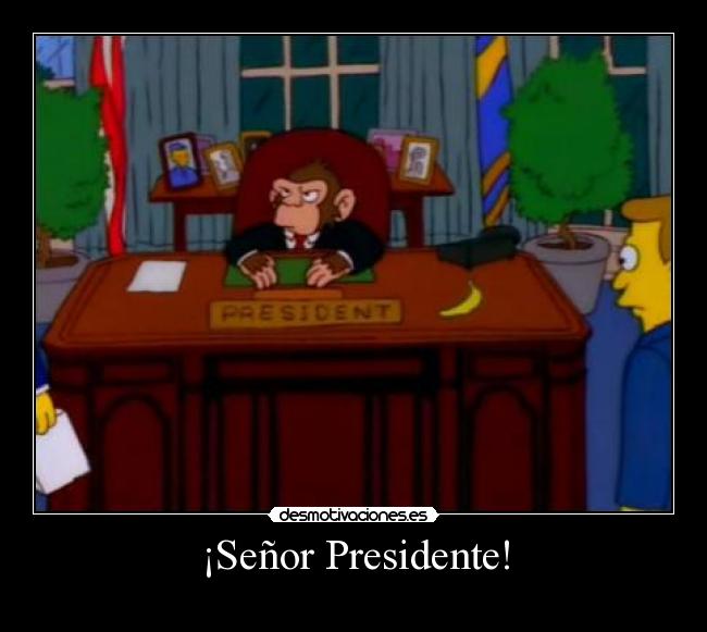 ¡Señor Presidente! -