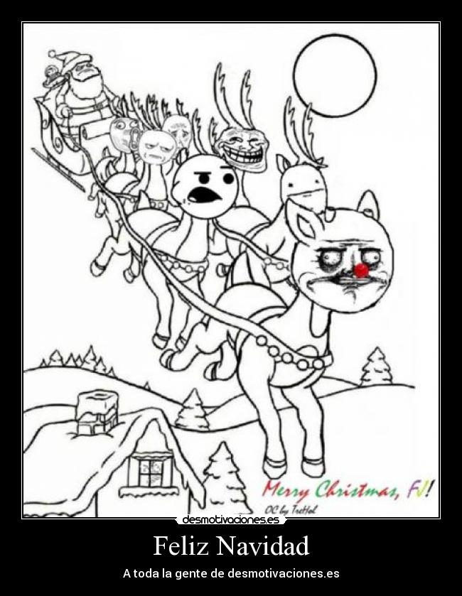 Feliz Navidad - A toda la gente de desmotivaciones.es