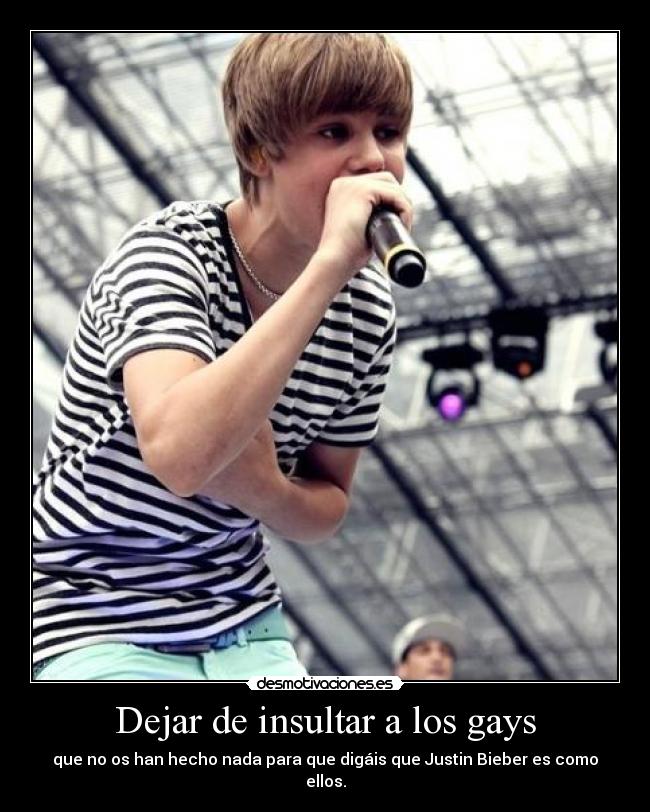 Dejar de insultar a los gays -