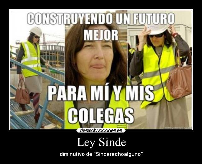 Ley Sinde - diminutivo de Sinderechoalguno
