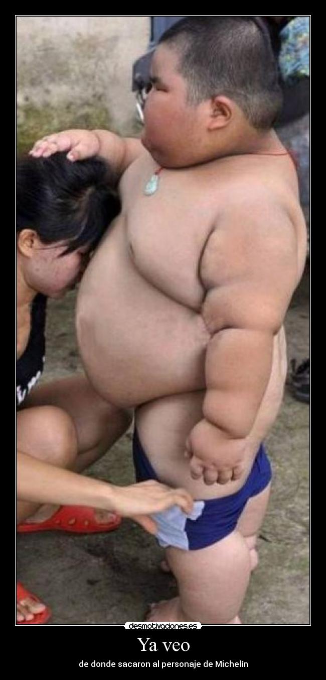 Ya veo - de donde sacaron al personaje de Michelín