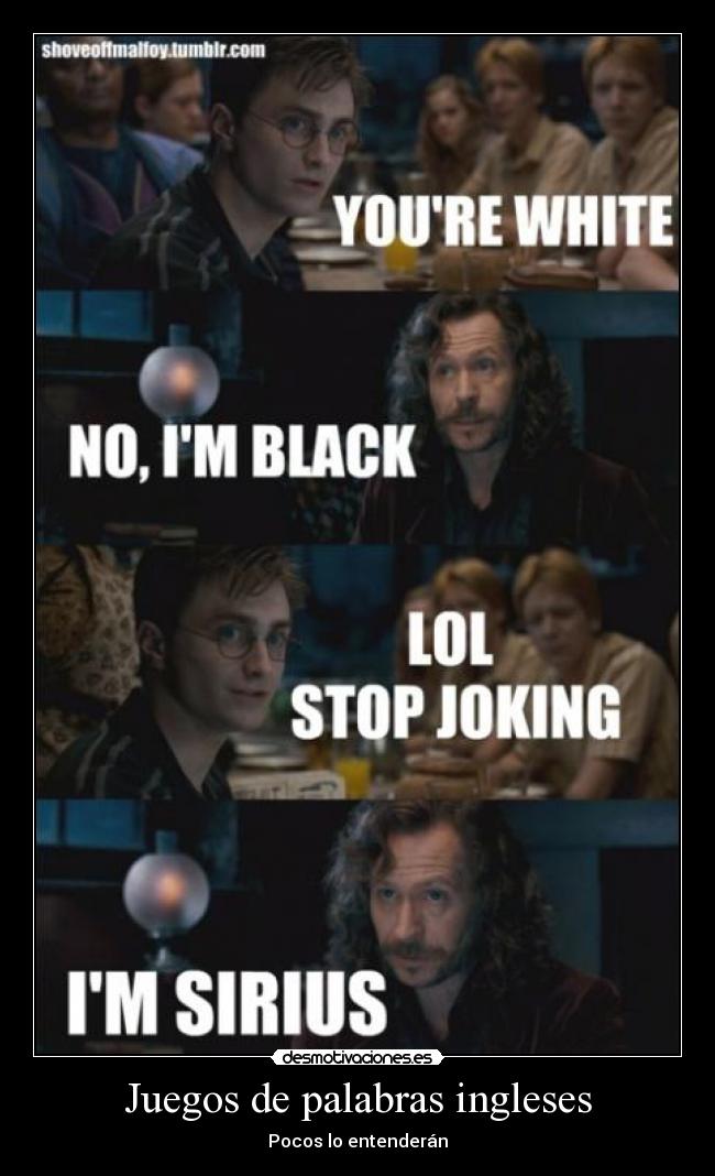 Juegos de palabras ingleses - 