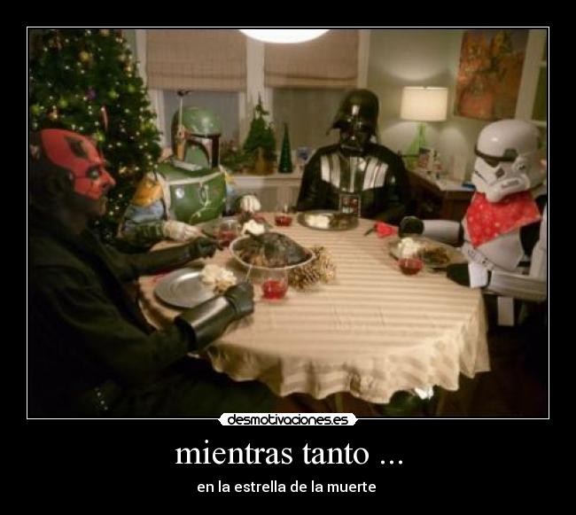 carteles star wars estrella navidad desmotivaciones