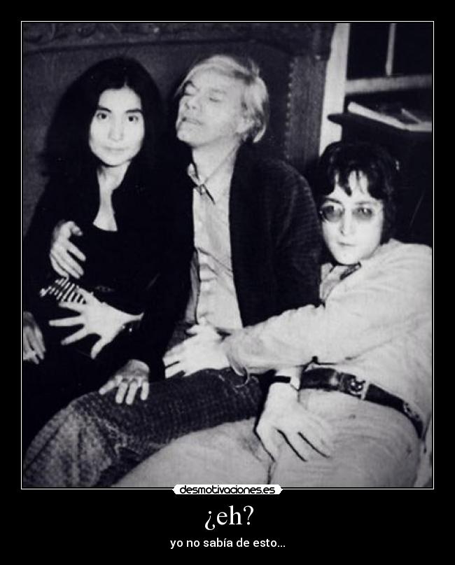 ¿eh? - yo no sabía de esto...