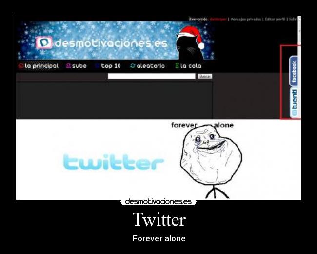 Twitter - Forever alone