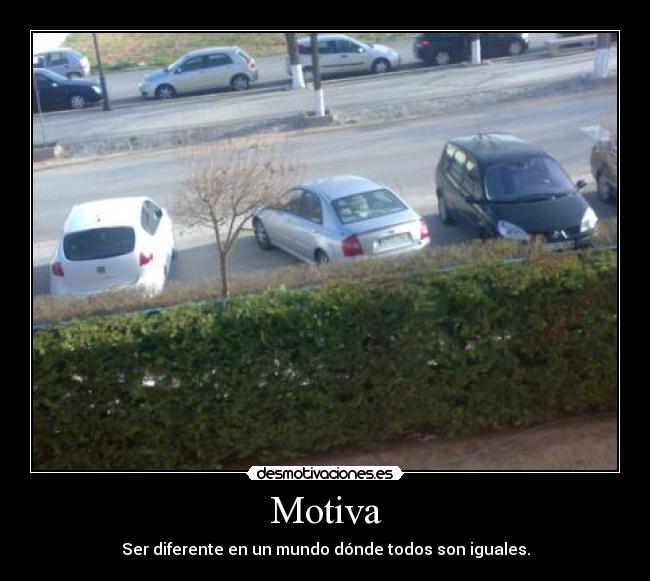Motiva - Ser diferente en un mundo dónde todos son iguales.