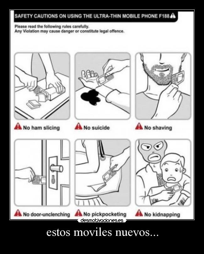 estos moviles nuevos... -