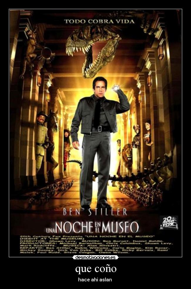 que coño - hace ahi aslan