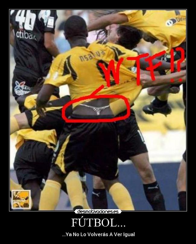 carteles futbol futbol tanga desmotivaciones