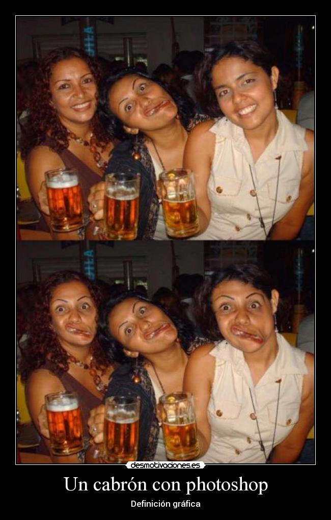 Un cabrón con photoshop - Definición gráfica