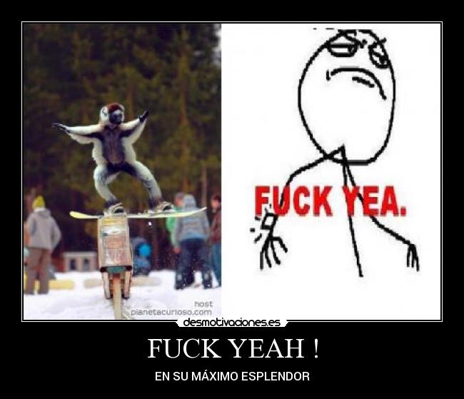 FUCK YEAH ! - EN SU MÁXIMO ESPLENDOR