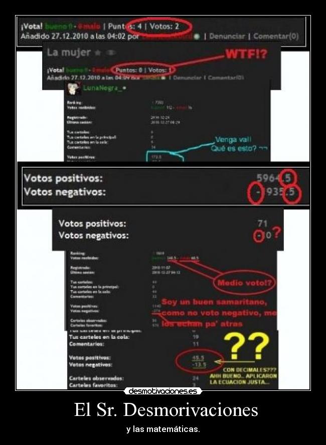 El Sr. Desmorivaciones -