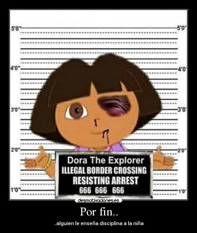 Por fin.. - ..alguien le enseña disciplina a la niña