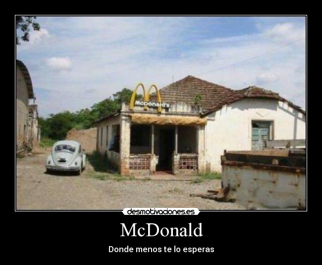 McDonald - Donde menos te lo esperas